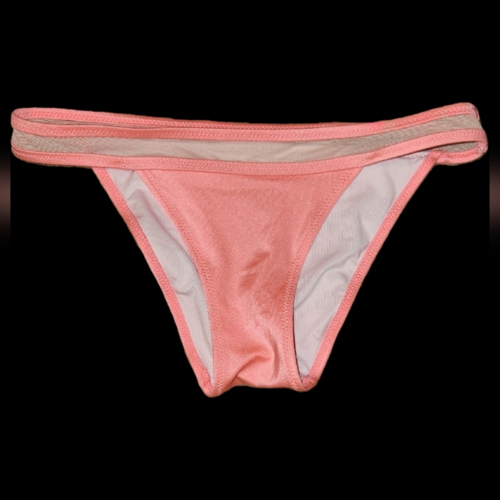 PINK Victoria's Secret Coral Bikini Bottom Small Size